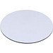 Rundes, bedruckbares Mousepad, weiss
