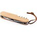 RYKER. Multifunktionales Taschenmesser aus Bambus und Edelstahl mit PU-Griff, Natur