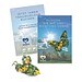 Samenpapier auf A6-Karte, Bienchen, 2-seit. Druck
