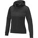 Sayan Kapuzenpullover mit halbem Reißverschluss für Damen, schwarz,  XS