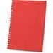 SCHILLER. Notizblock A5 mit flexiblem Cover, hergestellt aus 100 % Recyclingpapier, Rot