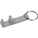Schlüsselanhänger mit Flaschenöffner, grau