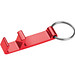Schlüsselanhänger mit Flaschenöffner, rot