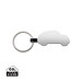 Schlüsselring Auto aus RCS rec. Zinklegierung, silber