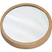 Schminkspiegel aus Bambus, beige
