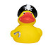 Schnabels® Bade-Ente Pirat mit Hut, bunt