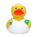 Schnabels® Bade-Ente Tennisspieler, bunt