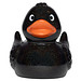 Schnabels® Quietsche-Ente, schwarz/glitzer