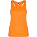Schura Sport Top für Damen, Fluor Orange, M