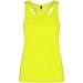 Schura Sport Top für Damen, Fluor Yellow, 2XL