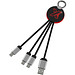 SCX.design C16 Kabel mit Leuchtlogo, rot