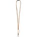 SET Lanyard CORK Long (Ø 5 mm) mit 9 mm Karabinerhaken und Ø 5 mm Sicherheitsverschluss, Natur