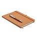 Set mit Notizbuch ELEGANOTE, Beige