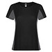 Shanghai Sport T-Shirt für Damen, schwarz / Dark Lead, 2XL