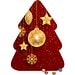Shape Adventskalender Tannenbaum, Lindt LINDOR Minikugeln, Christbaumkugeln Gold