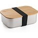 SHINO. Frischhaltebox (800 mL) aus Edelstahl und Deckel aus Bambus, Natur