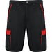 Workwear Shorts Tahoe, XXXL, schwarz/rot