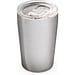SLIDER. Reisebecher (Sublimation) aus Edelstahl 380 ml, Satinsilber