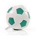 Soft-Fußball, weiß/grün, mittel