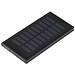 Solar-Powerbank aus Metall, 8.000 mAh, schwarz