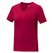 Somoto T-Shirt mit V-Ausschnitt für Damen, rot, L