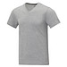 Somoto T-Shirt mit V-Ausschnitt für Herren, heather grau, 3XL
