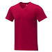 Somoto T-Shirt mit V-Ausschnitt für Herren, rot, L