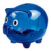 Sparschwein Richy, Transparent Blau