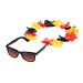 Spaßbrille Germany mit Blumenkette