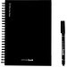 STARTER KIT INFINITEBOOK A5. Kit bestehend aus einem "Infinitebook", Reinigungsset, Marker und Markerhalter, Schwarz