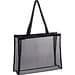 Strandtasche aus Polyester AUGUST, schwarz