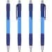 Striped Grip Pen Blau Blaue Tinte