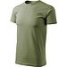 T-Shirt Herren Basic, S, hellkhaki