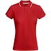 Tamil Sport Poloshirt für Damen, rot, L