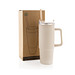 Tana Becher aus RCS recyceltem Kunststoff mit Griff 900ml, beige