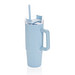 Tana Becher aus RCS recyceltem Kunststoff mit Griff 900ml, hellblau