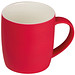 Tasse matt gummiert, 300 ml, rot