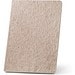 TEAPAD SEMI-RIGID. Notizbuch A5 mit semi-flexiblem Cover aus Teeblattverwertung (65%), Natur