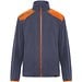 Terrano Mikrofleecejacke, unisex, blei/orange, S
