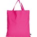 Fairtrade Baumwolltasche mit kurzen Henkeln, pink