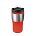 Thermobecher RETUMBLER-BAYAMO MEZZO CORPORATE, silber/rot