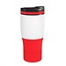Thermobecher RETUMBLER-myBAYAMO GRANDE II, weiß/rot