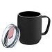 Thermotasse RETUMBLER-myNIZZA CERAMIC, schwarz/rosa