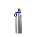 Thermotrinkflasche RETUMBLER-NIZZA, silber, Ring blau