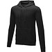 Theron Hoodie mit Reißverschluss für Herren, schwarz, 5XL
