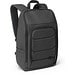 TOULON. Notebook-Rucksack aus hochdichtem 600D Polyester aus recyceltem mit einer wasserabweisenden Oberfläche 16", Schwarz