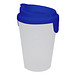 Trinkbecher Turin mit Deckel, 400 ml, standard-blau PP