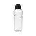Trinkflasche Carve Junior, 1 l, RENEW, transparent/schwarz