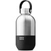 Trinkflasche Edelstahl, Schwarz 500ml, Schwarz