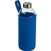 Trinkflasche mit Neoprensleeve 1,0 l, blau
